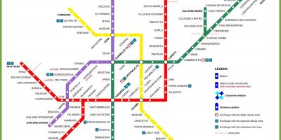 Metro milano ramani